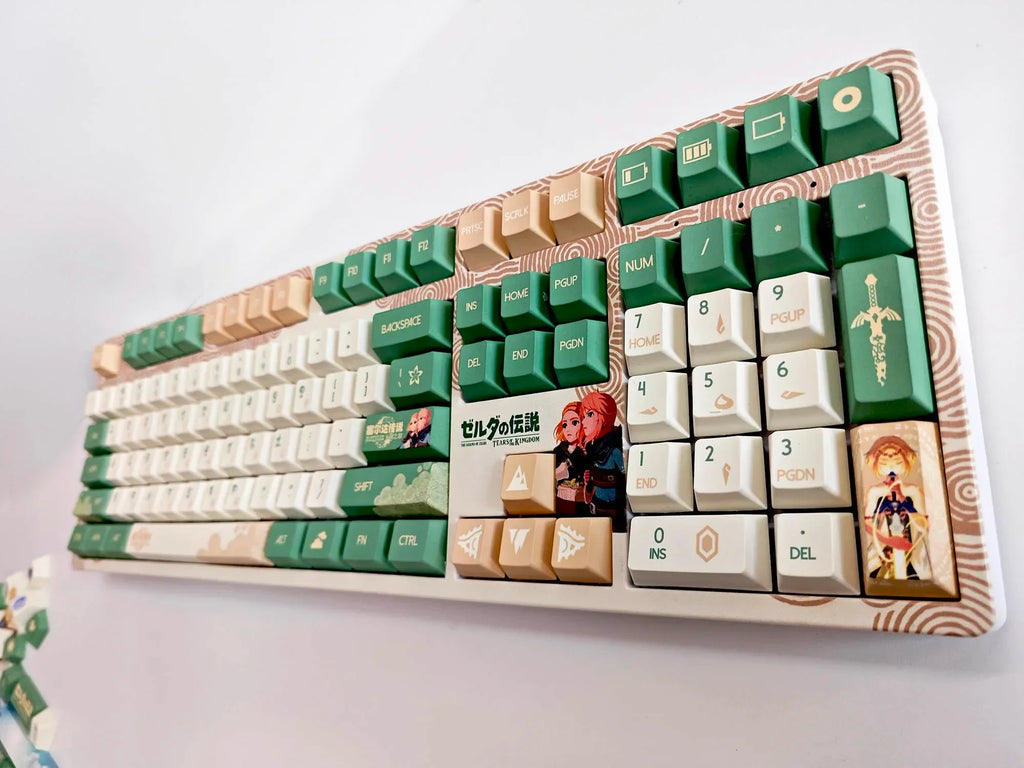 王国之泪键帽 塞尔达斯传说键帽 PBT 定制樱桃阿米洛 IKBC 可爱键盘帽 适用于甘明机械键盘