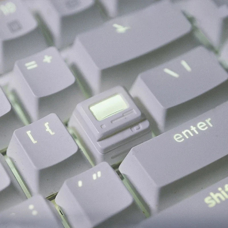 K-04 键盘键帽 3合1 适用于机械经典复古可爱透明键帽套装可爱按键个性键帽