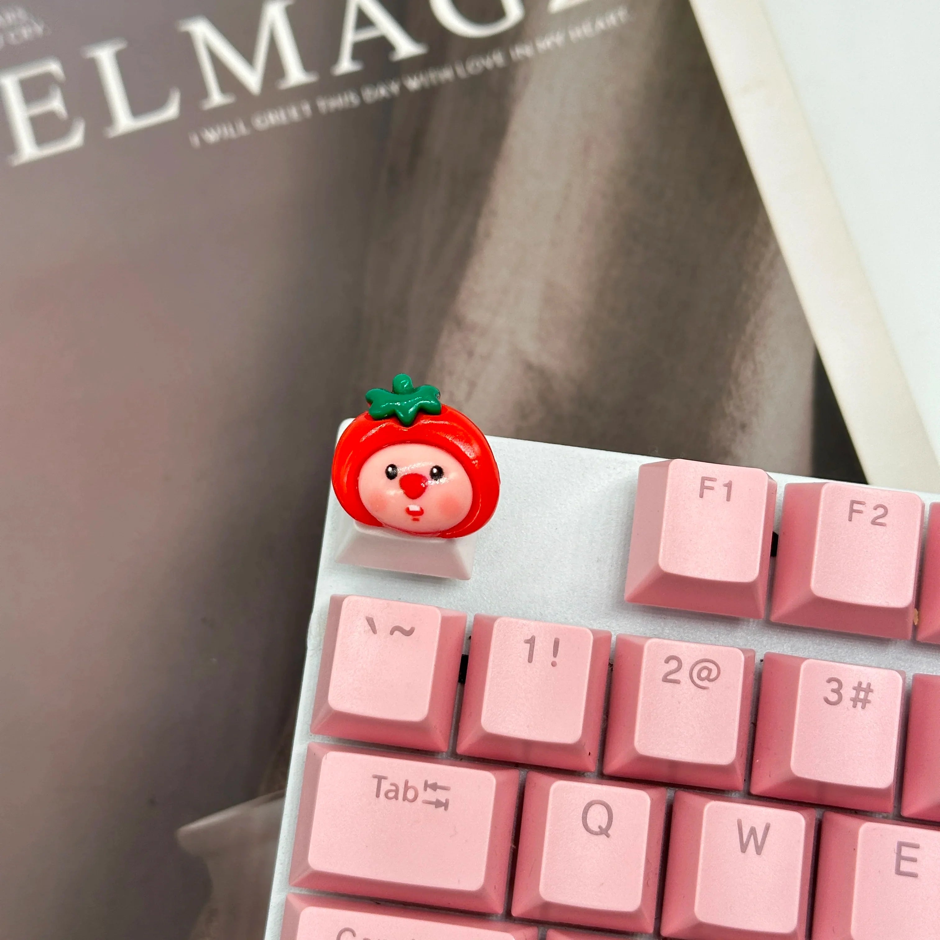 键帽手工树脂键帽机械键盘键帽可爱海狸Loopy定制游戏配件装饰礼品