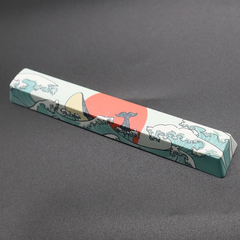 2 Keycaps για μηχανικό πληκτρολόγιο PBT Keycap OEM Προφίλ εξατομικευμένο Space ESC για Key Cap Coral Sea Theme Κλειδί γραμμής διαστήματος