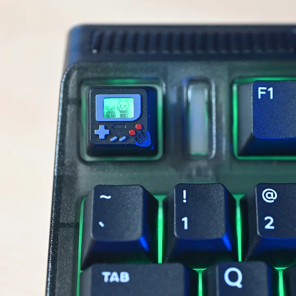 K-04 键盘键帽 3 合 1 替换机械键盘键帽 复古游戏机键帽 可爱透明键帽套装