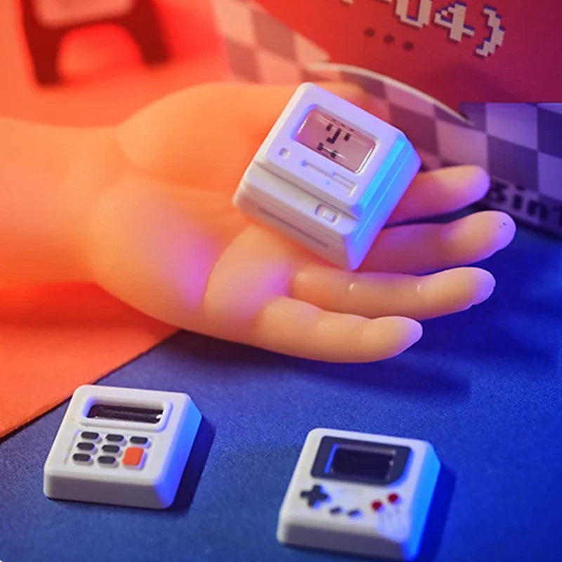 K-04 键盘键帽 3合1 适用于机械经典复古可爱透明键帽套装可爱按键个性键帽