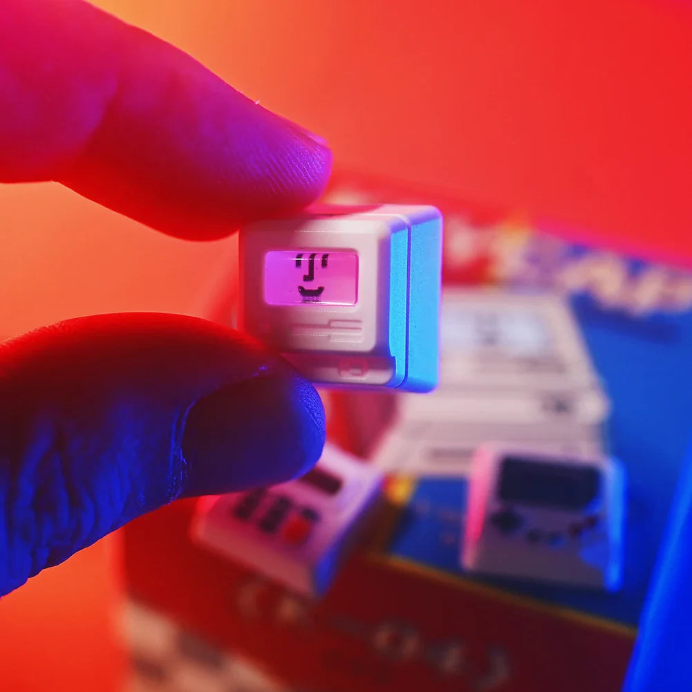 K-04 键盘键帽 3 合 1 替换机械键盘键帽 复古游戏机键帽 可爱透明键帽套装