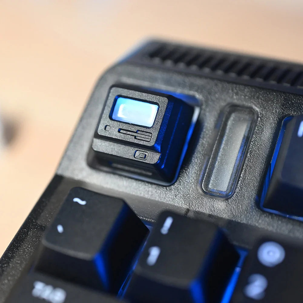 K-04 键盘键帽 3 合 1 替换机械键盘键帽 复古游戏机键帽 可爱透明键帽套装