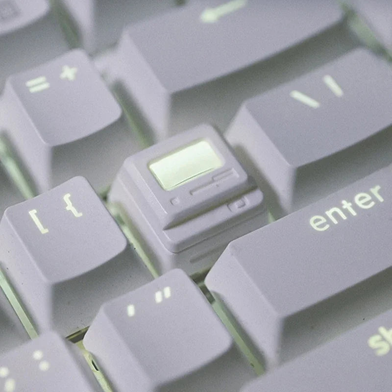 K-04 键盘键帽 3合1 适用于机械经典复古可爱透明键帽套装可爱按键个性键帽