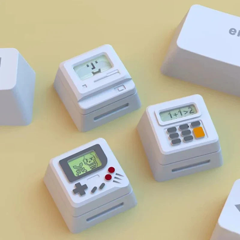 K-04 键盘键帽 3合1 适用于机械经典复古可爱透明键帽套装可爱按键个性键帽