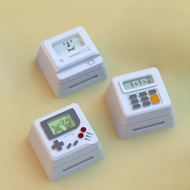 K-04 键盘键帽 3合1 适用于机械经典复古可爱透明键帽套装可爱按键个性键帽